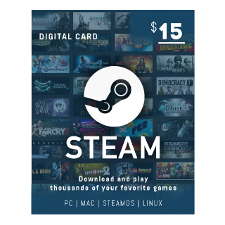Steam Gift Card 15